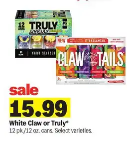 Meijer White Claw or Truly offer