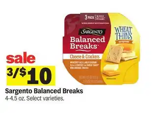 Meijer Sargento Balanced Breaks offer