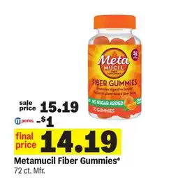 Meijer Metamucil Fiber Gummies offer