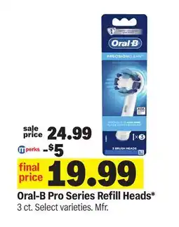 Meijer Oral-B Pro Series Refill Heads offer