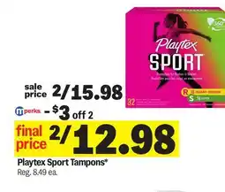 Meijer Playtex Sport Tampons offer