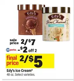 Meijer Edy's Ice Cream offer