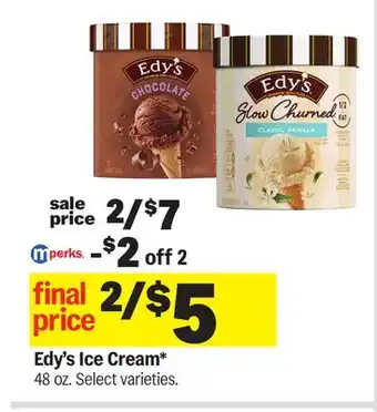 Meijer Edy's Ice Cream offer