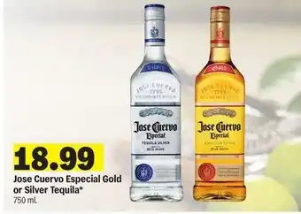Meijer Jose Cuervo Especial Gold or Silver Tequila offer
