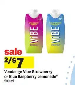 Meijer Vendange Vibe Strawberry or Blue Raspberry Lemonade offer