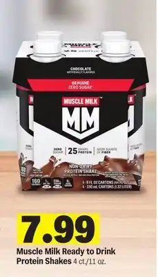 Meijer Muscle Milk Ready to Drink Protein Shakes offer