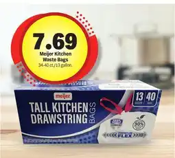 Meijer Meijer Kitchen Waste Bags offer