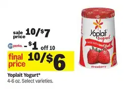 Meijer Yoplait Yogurt offer