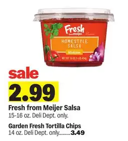 Meijer Garden Fresh Tortilla Chips offer