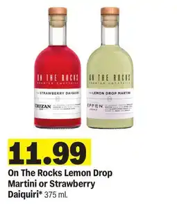 Meijer On The Rocks Lemon Drop Martini or Strawberry Daiquiri offer