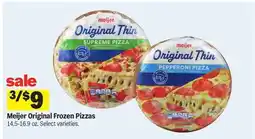Meijer Meijer Original Frozen Pizzas offer