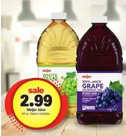 Meijer Meijer Juice offer