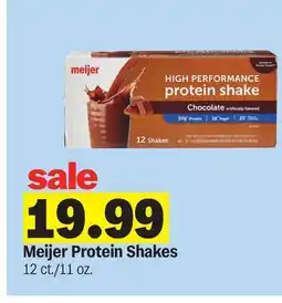 Meijer Meijer Protein Shakes offer