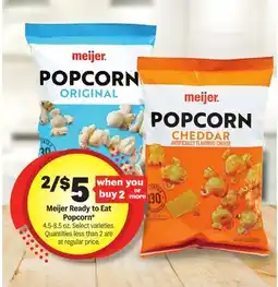 Meijer Meijer Ready to Eat Popcorn offer