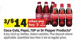 Meijer Coca-Cola, Pepsi, 7UP or Dr Pepper Products offer