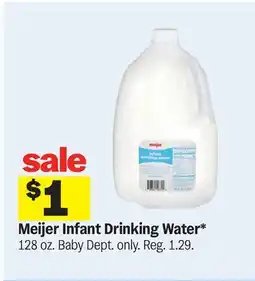 Meijer Meijer Infant Drinking Water offer