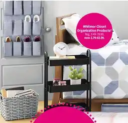 Meijer Whitmor Closet Organization Products offer