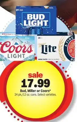 Meijer Bud, Miller or Coors offer