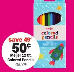 Meijer Meijer 12 Ct. Colored Pencils offer