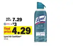 Meijer Lysol Air Sanitizer offer