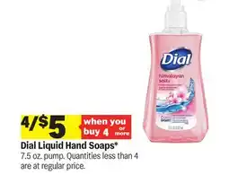 Meijer Dial Liquid Hand Soaps offer