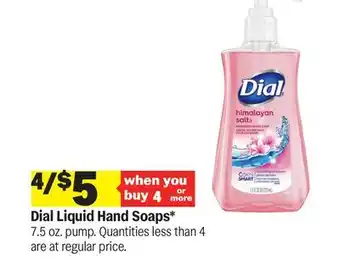 Meijer Dial Liquid Hand Soaps offer