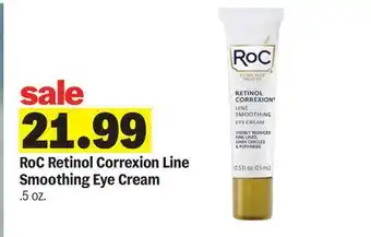 Meijer RoC Retinol Correxion Line Smoothing Eye Cream offer