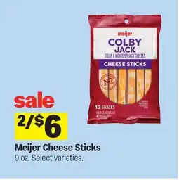 Meijer Meijer Cheese Sticks offer