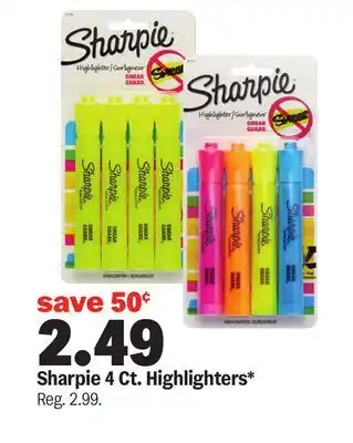 Meijer Sharpie 4 Ct. Highlighters offer