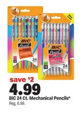 Meijer BIC 24 Ct. Mechanical Pencils offer