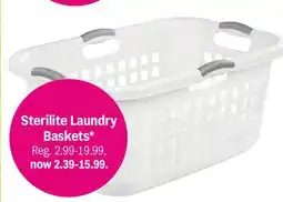 Meijer Sterilite Laundry Baskets offer