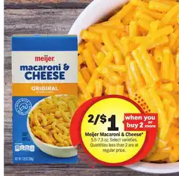 Meijer Meijer Macaroni & Cheese offer