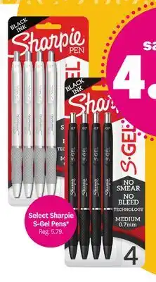 Meijer Select Sharpie S-Gel Pens offer