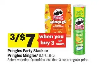 Meijer Pringles Party Stack or Pringles Mingles offer