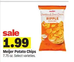 Meijer Meijer Potato Chips offer