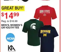 Dunham's Sports MEN'S, WOMEN'S OR YOUTH TEE offer