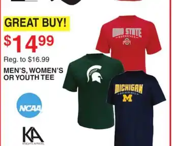 Dunham's Sports MEN'S, WOMEN'S OR YOUTH TEE offer