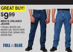 Dunham's Sports FULL BLUE MEN'S UNLINED JEANS offer