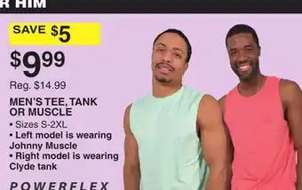 Dunham's Sports MEN'S TEE, TANK OR MUSCLE offer
