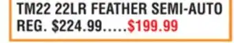 Dunham's Sports ROCK ISLAND TM22 22LR FEATHER SEMI-AUTO offer