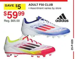 Dunham's Sports ADIDAS ADULT F50 CLUB offer
