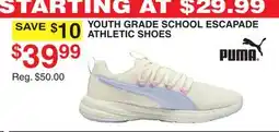 Dunham's Sports PUMA YOUTH GRADE SCHOOL ESCAPADE ATHLETIC SHOES offer