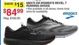 Dunham's Sports BROOKS MEN'S OR WOMEN'S REVEL 7 RUNNING SHOES offer