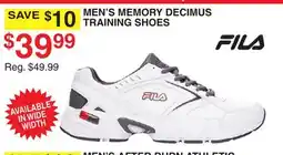 Dunham's Sports FILA MEN'S MEMORY DECIMUS TRAINING SHOES offer