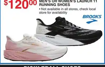 Dunham's Sports BROOKS MEN'S OR WOMEN'S LAUNCH 11 RUNNING SHOES offer