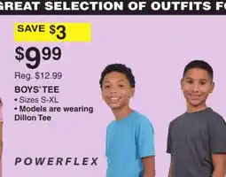 Dunham's Sports POWEFLEX BOYS' TEE offer