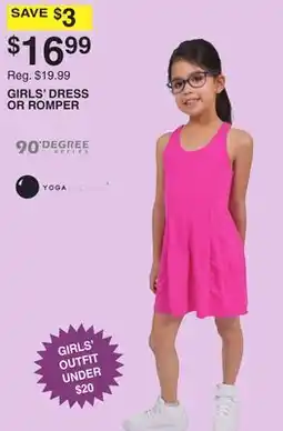 Dunham's Sports GIRLS' DRESS OR ROMPER offer