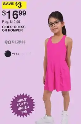 Dunham's Sports GIRLS' DRESS OR ROMPER offer