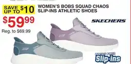 Dunham's Sports SKECHERS WOMEN'S BOBS SQUAD CHAOS SLIP-INS ATHLETIC SHOES offer