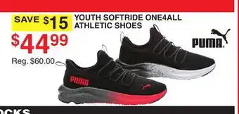 Dunham's Sports PUMA YOUTH SOFTRIDE ONE4ALL ATHLETIC SHOES offer